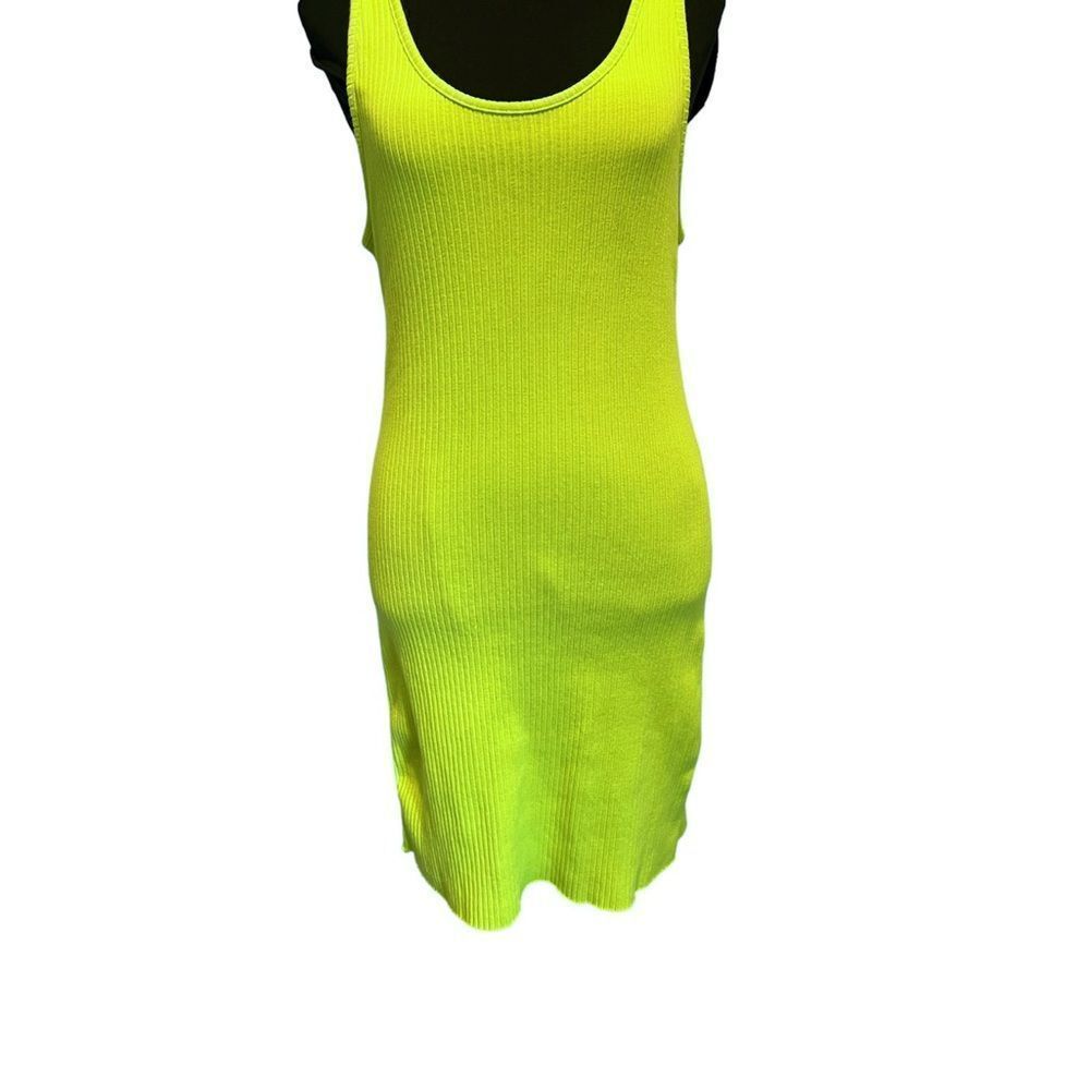 Neon Yellow Calvin Klein Tank Dress
